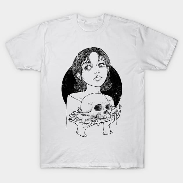 Bones (Black print) T-Shirt by Bloody Savage